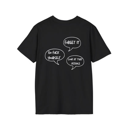 Collection Guess  Asshole - Forget it - Fuck YourSelf (Front & Back Print)