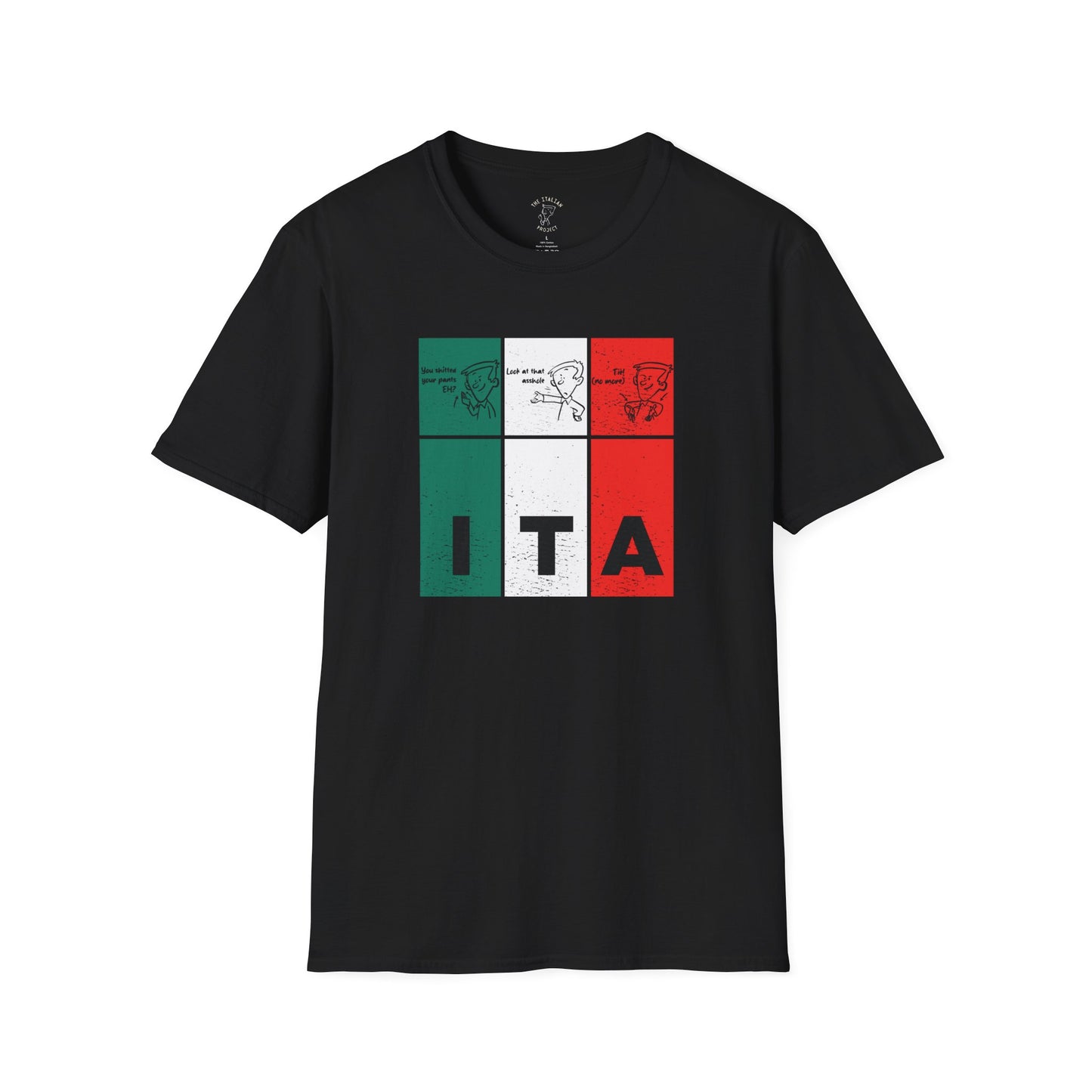 Collection ITA FLAG Shitted - Asshole - Tie"
