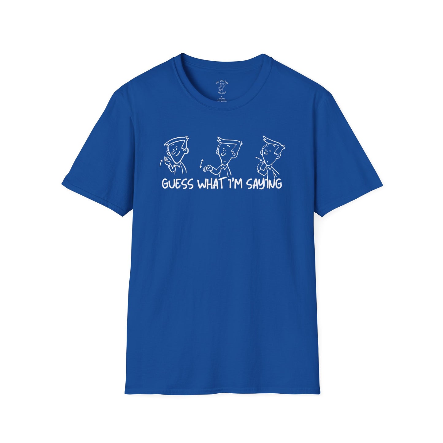 Collection Guess   Shitted - I Don't Care - Go Away (Front & Back Print)