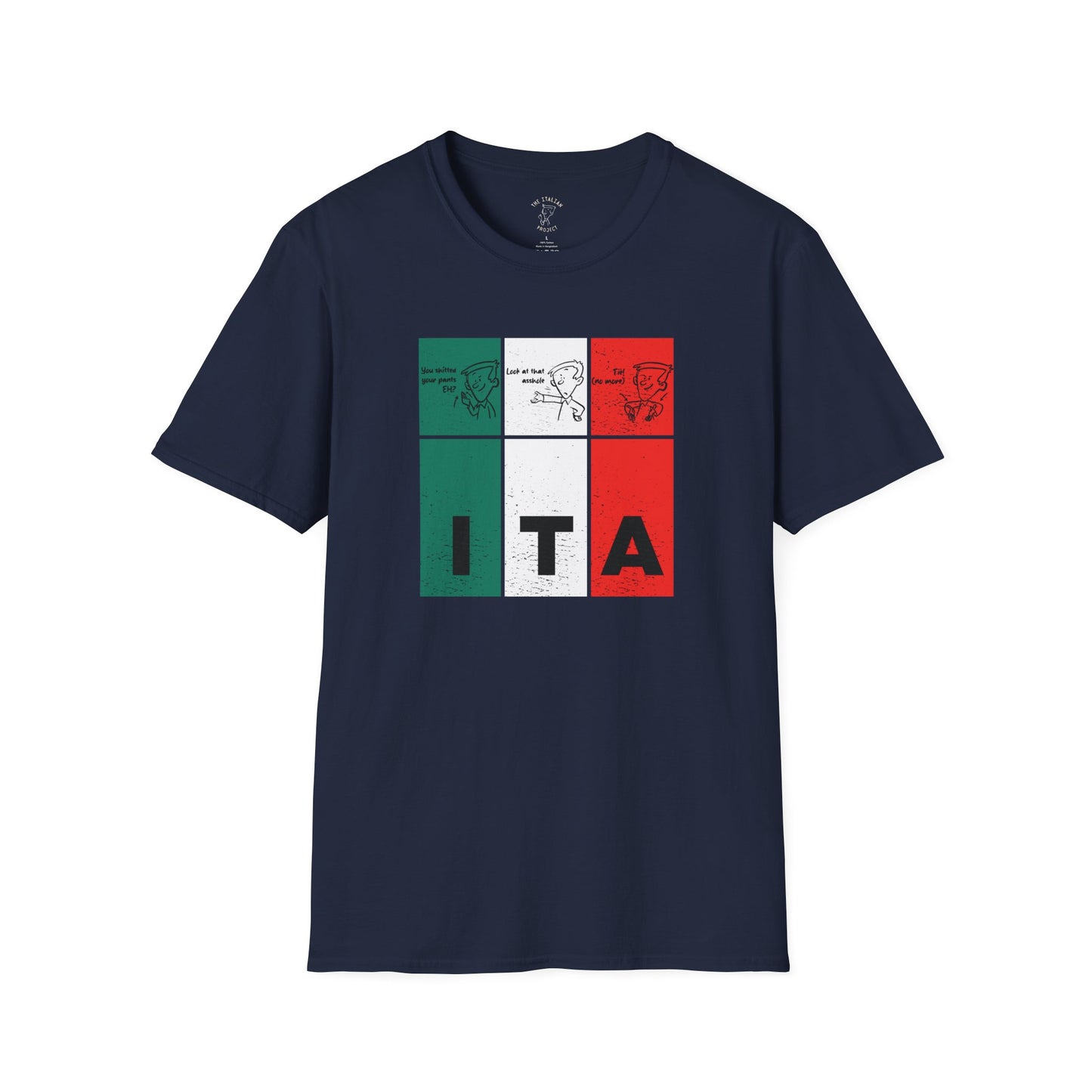 Collection ITA FLAG Shitted - Asshole - Tie"