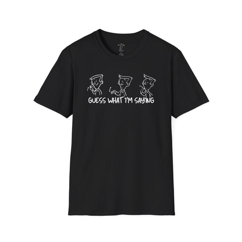 Collection Guess   Shitted - I Don't Care - Go Away (Front & Back Print)