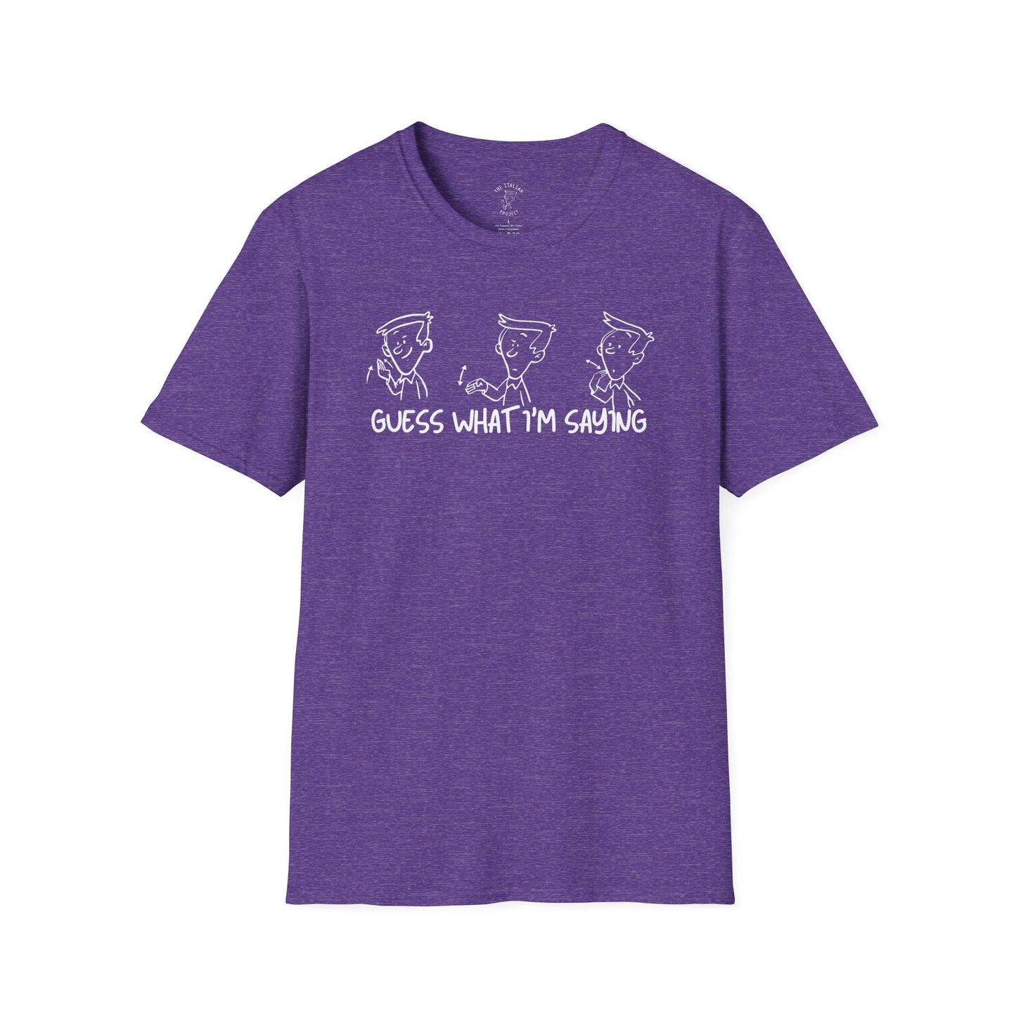 Collection Guess   Shitted - I Don't Care - Go Away (Front & Back Print)