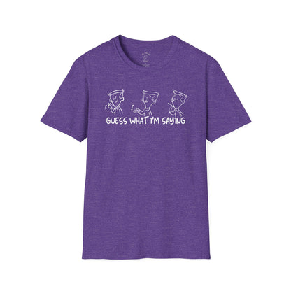 Collection Guess   Shitted - I Don't Care - Go Away (Front & Back Print)