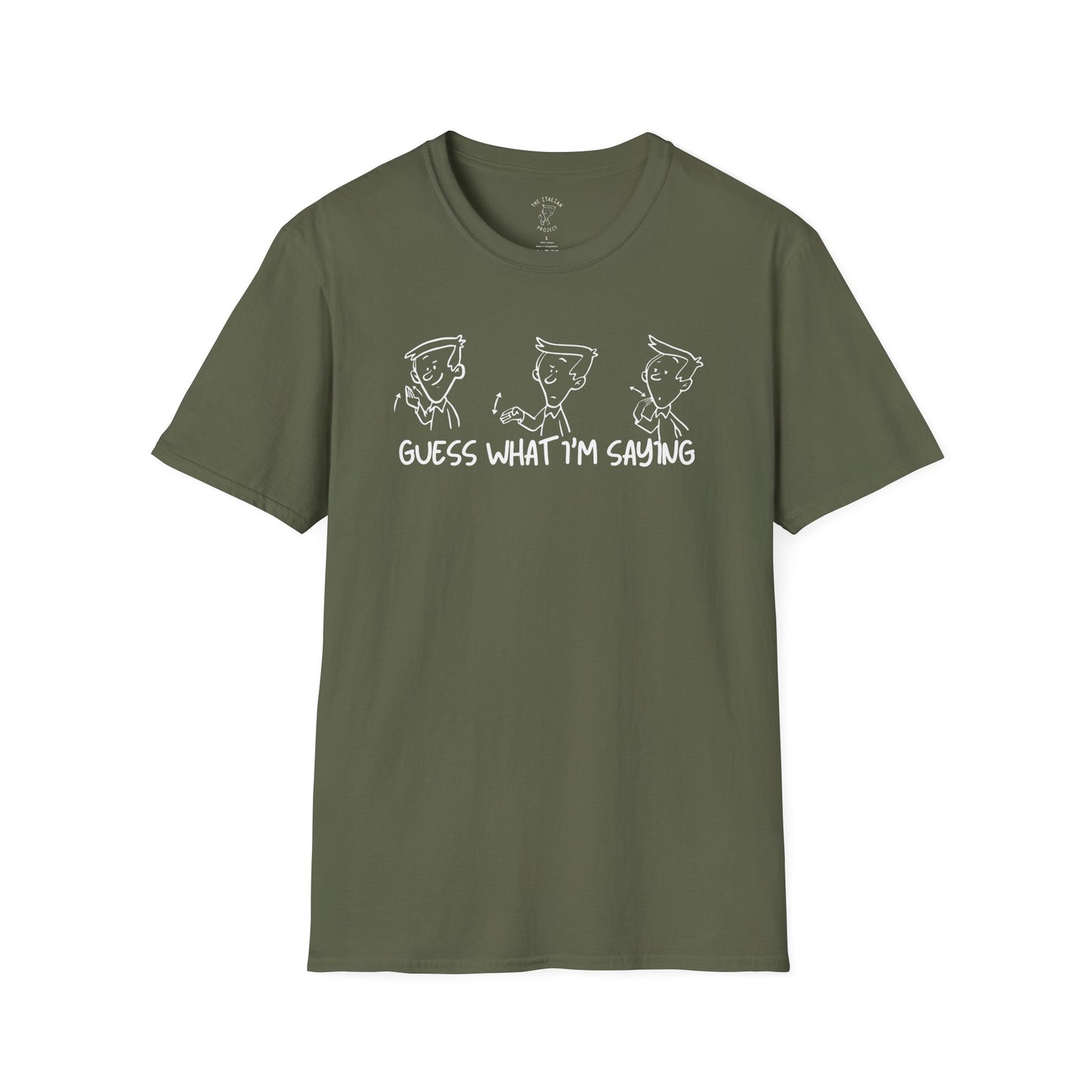 Collection Guess   Shitted - I Don't Care - Go Away (Front & Back Print)