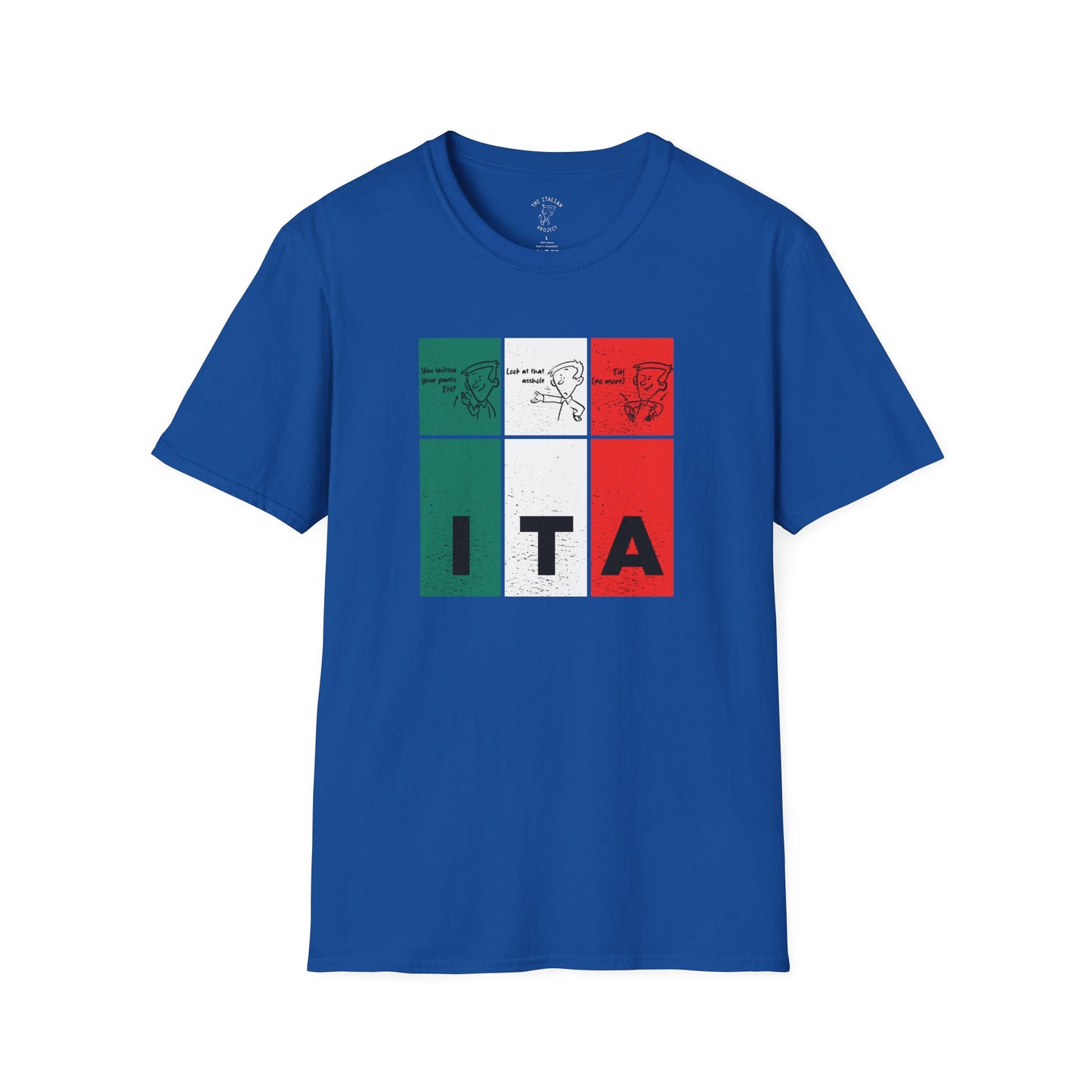 Collection ITA FLAG Shitted - Asshole - Tie"