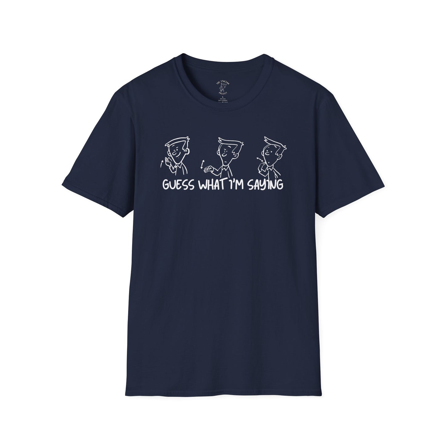 Collection Guess   Shitted - I Don't Care - Go Away (Front & Back Print)