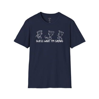 Collection Guess   Shitted - I Don't Care - Go Away (Front & Back Print)